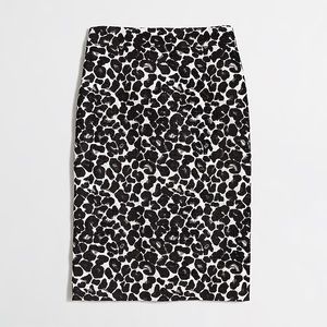 J Crew leopard pencil skirt. Worn once!